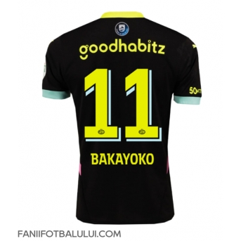 PSV Eindhoven Johan Bakayoko #11 Tricou Fotbal Replică 2024-25 Barbati Deplasare